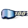 100% Accuri 2 Youth MTB/MX Goggles - Deepmarine (Mirror Blue Lens)