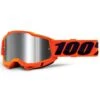 100% Accuri 2 MTB/MX Goggles - Orange (Mirror Silver Lens) -Online Sports Store 100 421 ACC 2 GOG ORA MSL 0 4a18