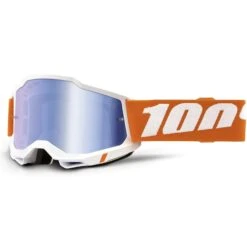 100% Accuri 2 MTB/MX Goggles - Sevastopol (Mirror Blue Lens) -Online Sports Store 100 421 ACC 2 GOG SEV MBL 00 6a21