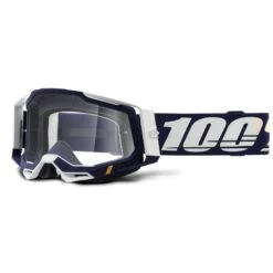 100% Racecraft 2 MTB/MX Goggles - Concordia (Clear Lens)