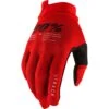 100% ITrack 22 Protective Gloves - Red
