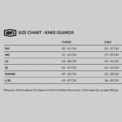 100% Ridecamp Knee Pads - Black/Grey -Online Sports Store 100 919 RID CAM KNE BLG 4002 3186