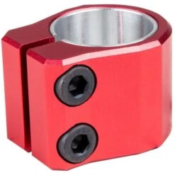 Addict Guardian ST Double Collar Scooter Clamp - Red -Online Sports Store ADD 1218 GUA STA CLA RED 2 9422