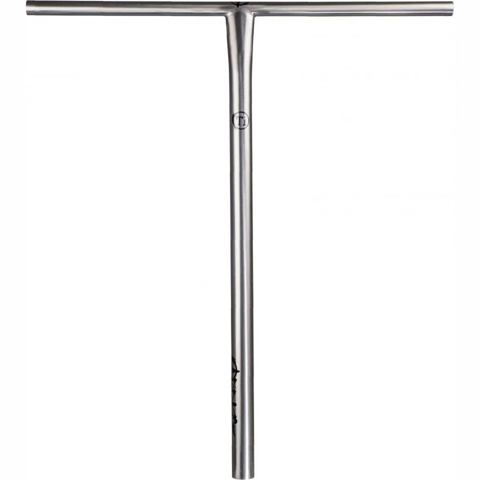 Addict T Bar Titanium HIC/SCS Scooter Handle Bars - Raw 720mm 3 Addict T Bar Titanium HIC/SCS Scooter Handle Bars - Raw 720mm