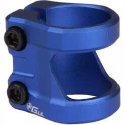 Addict Ultra Light Double Collar Scooter Clamp - Blue