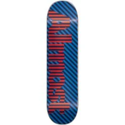 Almost Stripes Skateboard Deck - Blue 7.375"