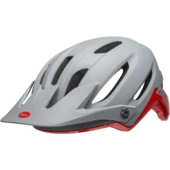 Bell 4Forty MTB Cliffhanger Helmet - Matte Gloss Grey/Crimson