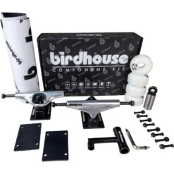 Birdhouse Component Kit - Silver/Black 5.25''
