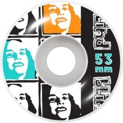 Blind Psychedelic Multi Girl Skateboard Wheels - Black 53mm