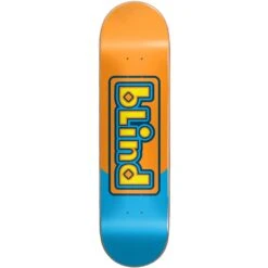Blind Ringer Skateboard Deck - Blue/Orange 7.75"