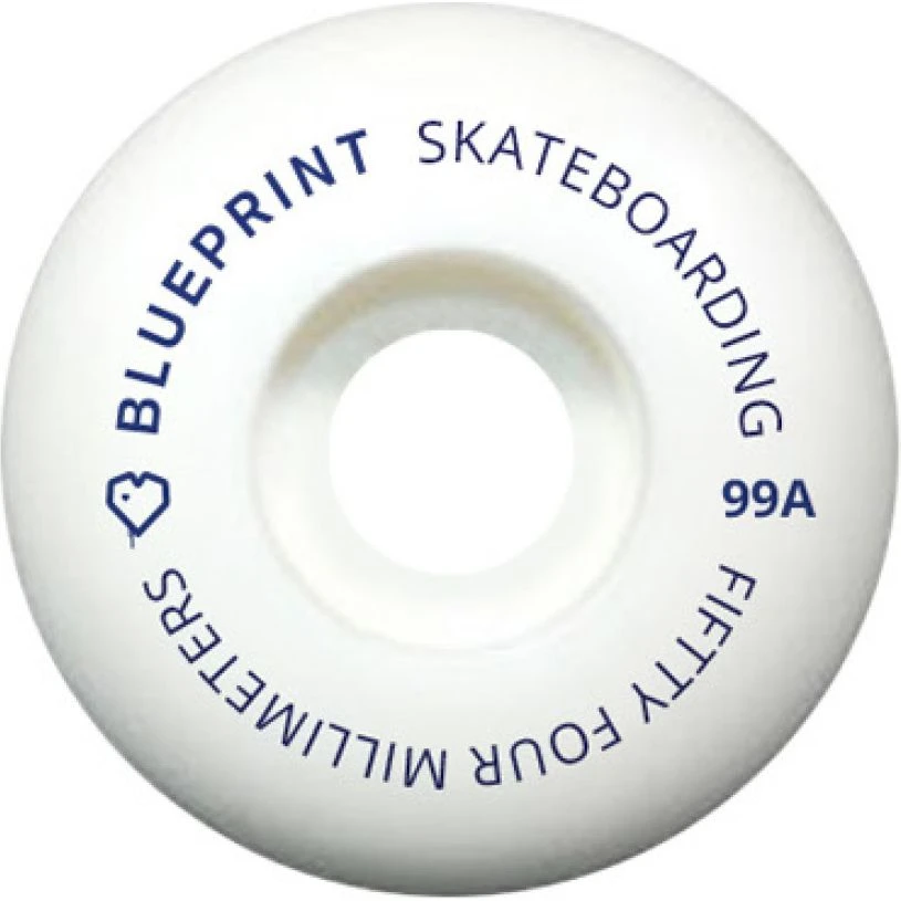 Blueprint Mini Heart Skateboard Wheels - Navy 54mm 3 Blueprint Mini Heart Skateboard Wheels - Navy 54mm