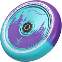 Blunt Envy Jon Reyes Sig Scooter Wheel 120mm - Purple/Teal -Online Sports Store BLU 822 JON REY WHE 120 PTE 1 bb50