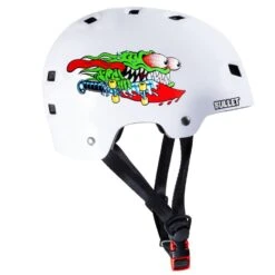 Bullet X Santa Cruz Slasher Youth Helmet - Gloss White (49-54cm) 9 Bullet X Santa Cruz Slasher Youth Helmet - Gloss White (49-54cm) -Online Sports Store BUL 1019 SAN SLA HEL GWT YOU 00 473c