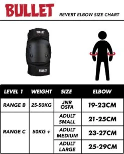Bullet Revert Elbow Pads - Black -Online Sports Store BUL 721 REV ELB PAD BLA 4002 4efb