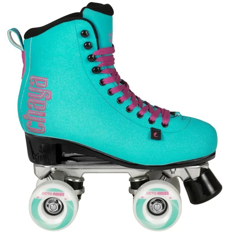 Chaya Melrose Deluxe Quad Roller Skates - Turquoise 4 Chaya Melrose Deluxe Quad Roller Skates - Turquoise - Image 2