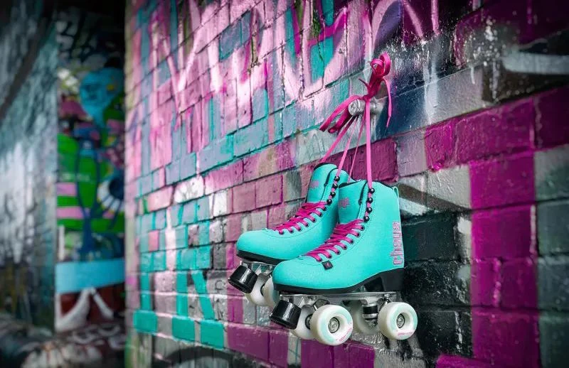 Chaya Melrose Deluxe Quad Roller Skates - Turquoise 8 Chaya Melrose Deluxe Quad Roller Skates - Turquoise - Image 6