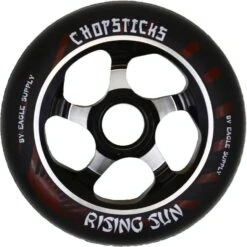ChopSticks 110mm Rising Sun Wheel - Black PU