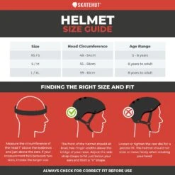 Core Street Helmet - Black/White 11 Core Street Helmet - Black/White -Online Sports Store CORE Helmet Size Guide f0f8