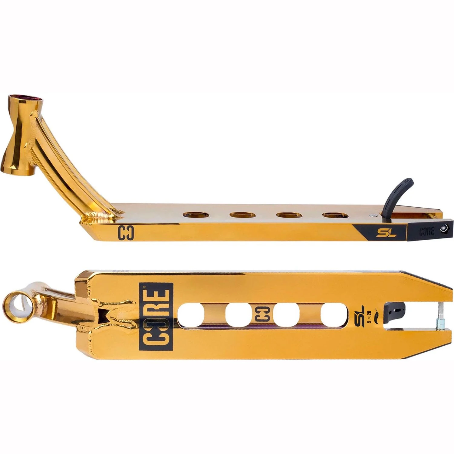 CORE SL1 (Super Light) Scooter Deck - Gold 20'' X 5'' - Image 10