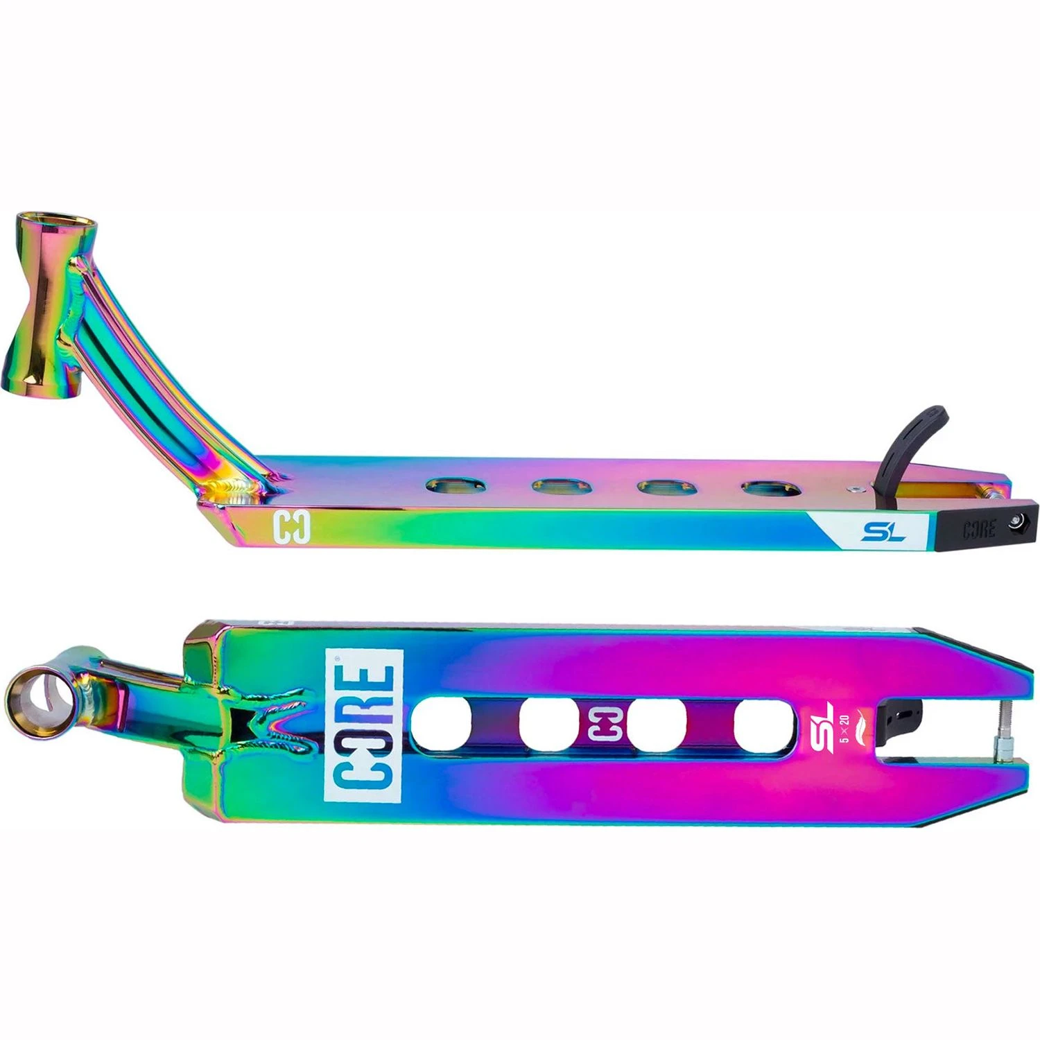 CORE SL1 (Super Light) Scooter Deck - Neochrome 20'' X 5'' - Image 11