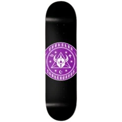 Darkstar Cosmic Skateboard Deck - Black/Burgundy 7.75"