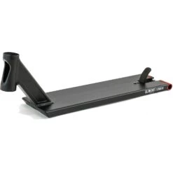 Drone Element Scooter Deck - All Black/Red Pegs 19.5" X 5"