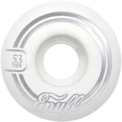 Enuff Refresher II 55D Skateboard Wheels - White 52mm