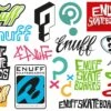 Enuff Sticker Sheet -Online Sports Store ENU 417 STI 0 5afe
