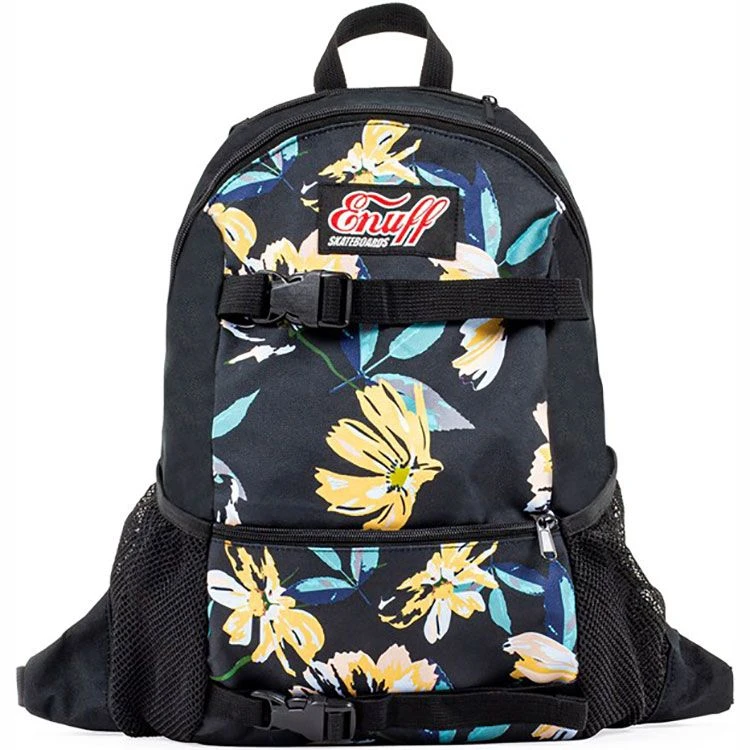 Enuff Skateboard Backpack - Floral 4 Enuff Skateboard Backpack - Floral - Image 2