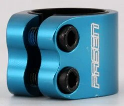 Fasen 2 Bolt Double Scooter Collar Clamp - Teal 5 Fasen 2 Bolt Double Scooter Collar Clamp - Teal -Online Sports Store FAS 318 2BD TEA 1 8002