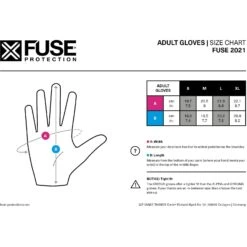 Fuse Protection Chroma Blood Moon Protective Gloves - Red -Online Sports Store FUS 1219 CHR BLM RED 4004 c503