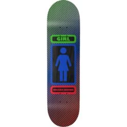 Girl 93 Til Series Stripes Skateboard Deck - Geering 7.75"