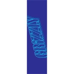 Grizzly 3D Glasses Skateboard Grip Tape - Blue