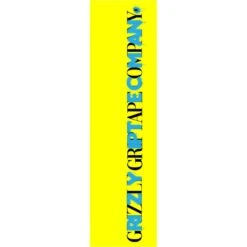 Grizzly Bonjour Skateboard Grip Tape - Yellow