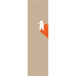 Grizzly In The Kitchen OG Bear Skateboard Grip Tape - Tan