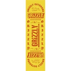 Grizzly Legacy Skateboard Grip Tape - Yellow