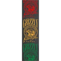 Grizzly Upper Classmen Skateboard Grip Tape - Black