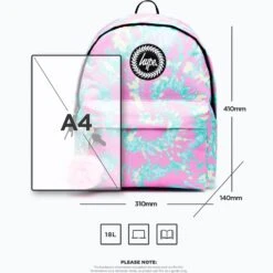 Hype Pastel Tye Dye Backpack - Multi -Online Sports Store HYP 1222 PAS TDY BAC MUL 5 1cd2
