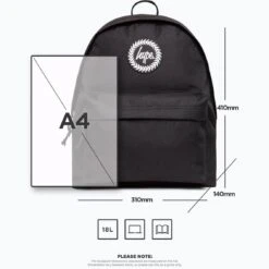 Hype 18L Backpack - Black -Online Sports Store HYP 822 18L BLK 4 3467