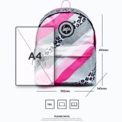 Hype 18L Backpack - Glitter Leopard Wave -Online Sports Store HYP 822 18L LEO WAV MUL 6 f3de