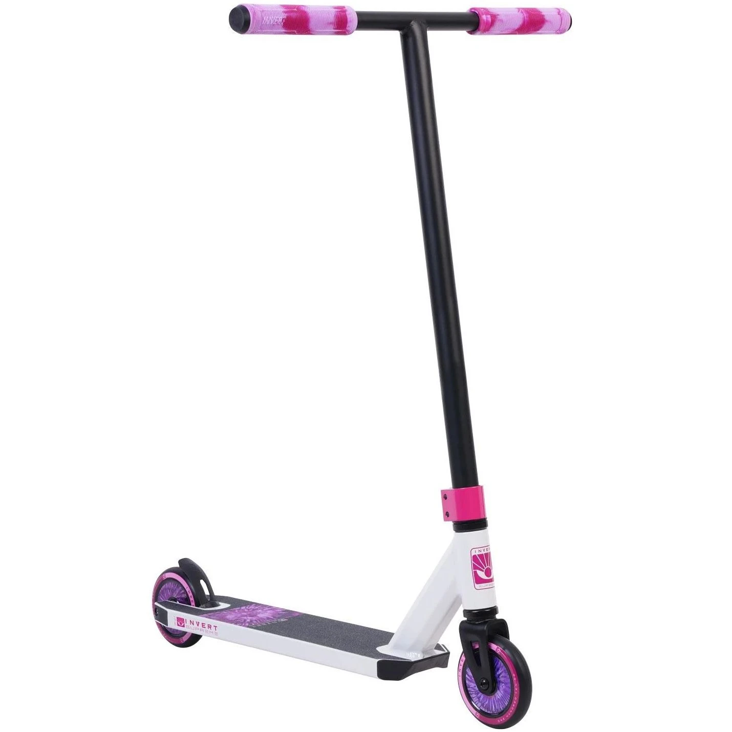 Invert Supreme 1-7-12 Stunt Scooter - White/Pink Tie Dye 3 Invert Supreme 1-7-12 Stunt Scooter - White/Pink Tie Dye