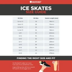 LMNADE Curve Ice Figure Skates - Black -Online Sports Store Ice Skates Size Guide Skatehut 69ad 1