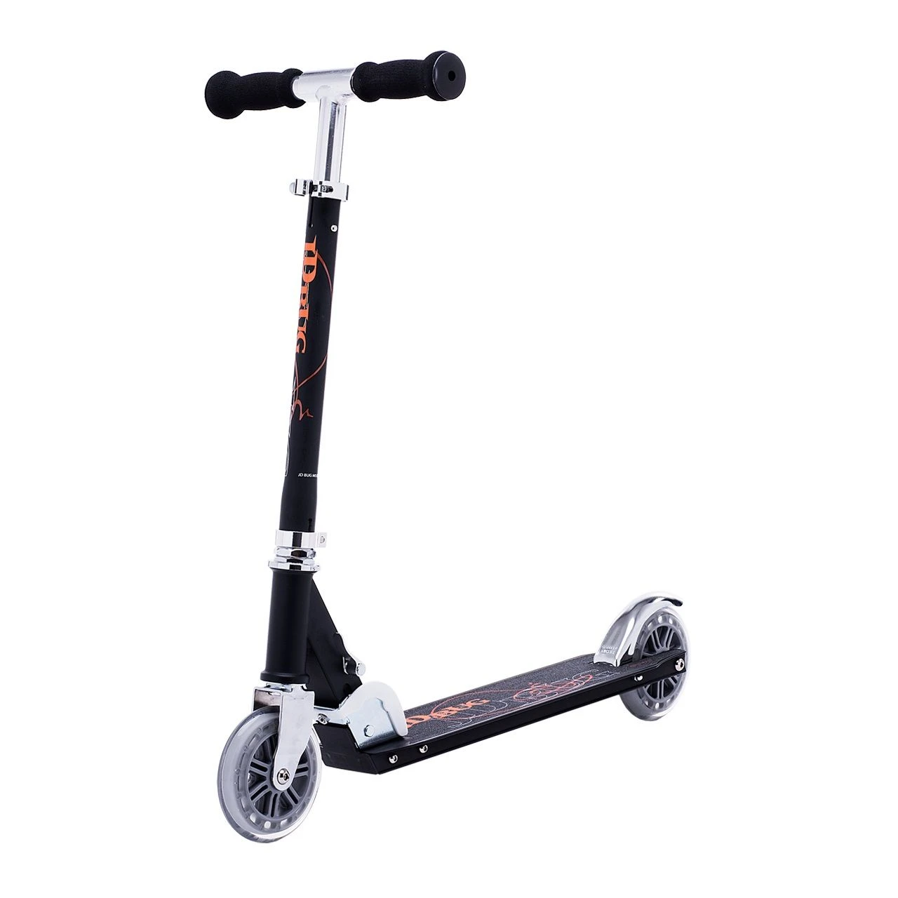 JD Bug Classic Street 120 Folding Scooter - Matt Black 3 JD Bug Classic Street 120 Folding Scooter - Matt Black