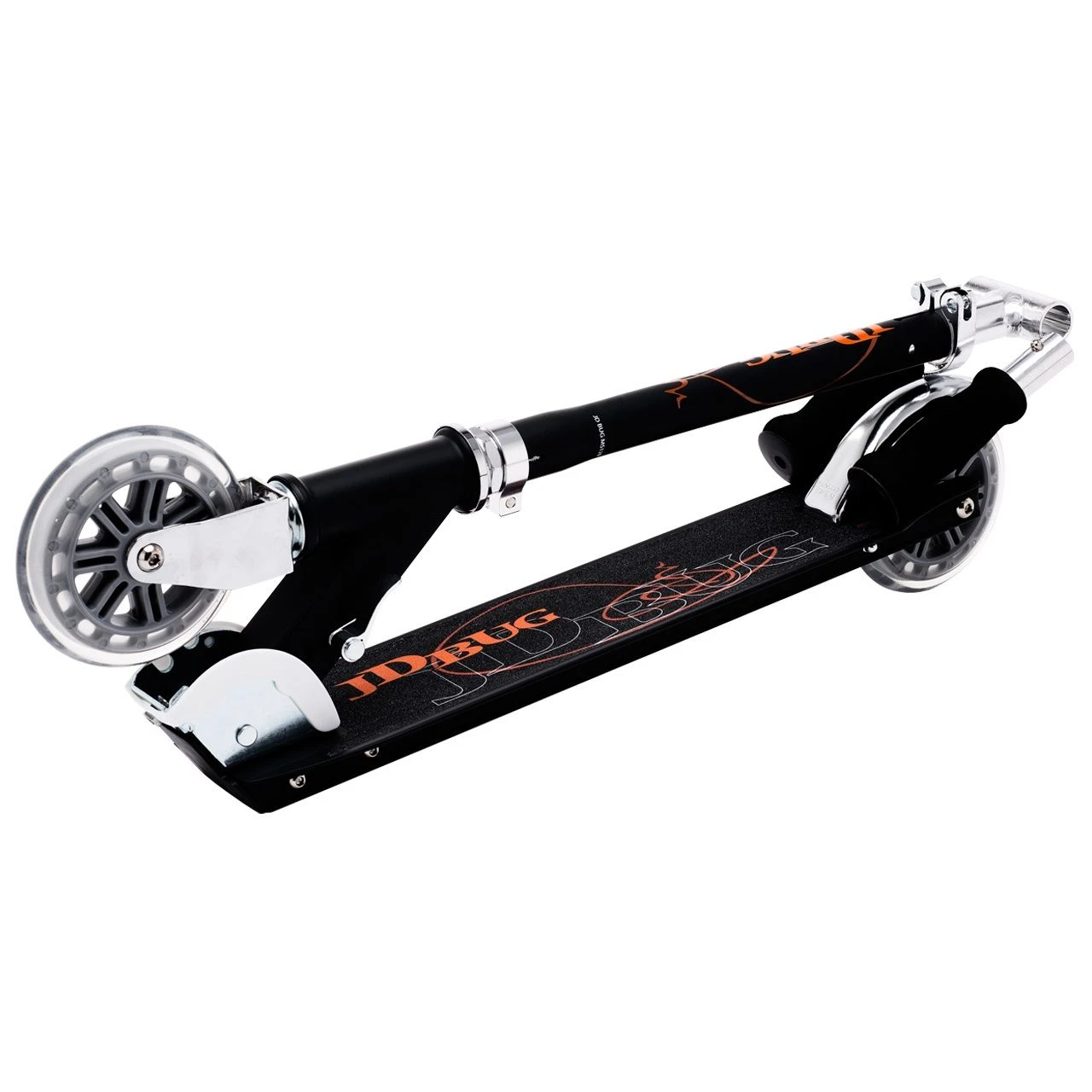 JD Bug Classic Street 120 Folding Scooter - Matt Black 4 JD Bug Classic Street 120 Folding Scooter - Matt Black - Image 2