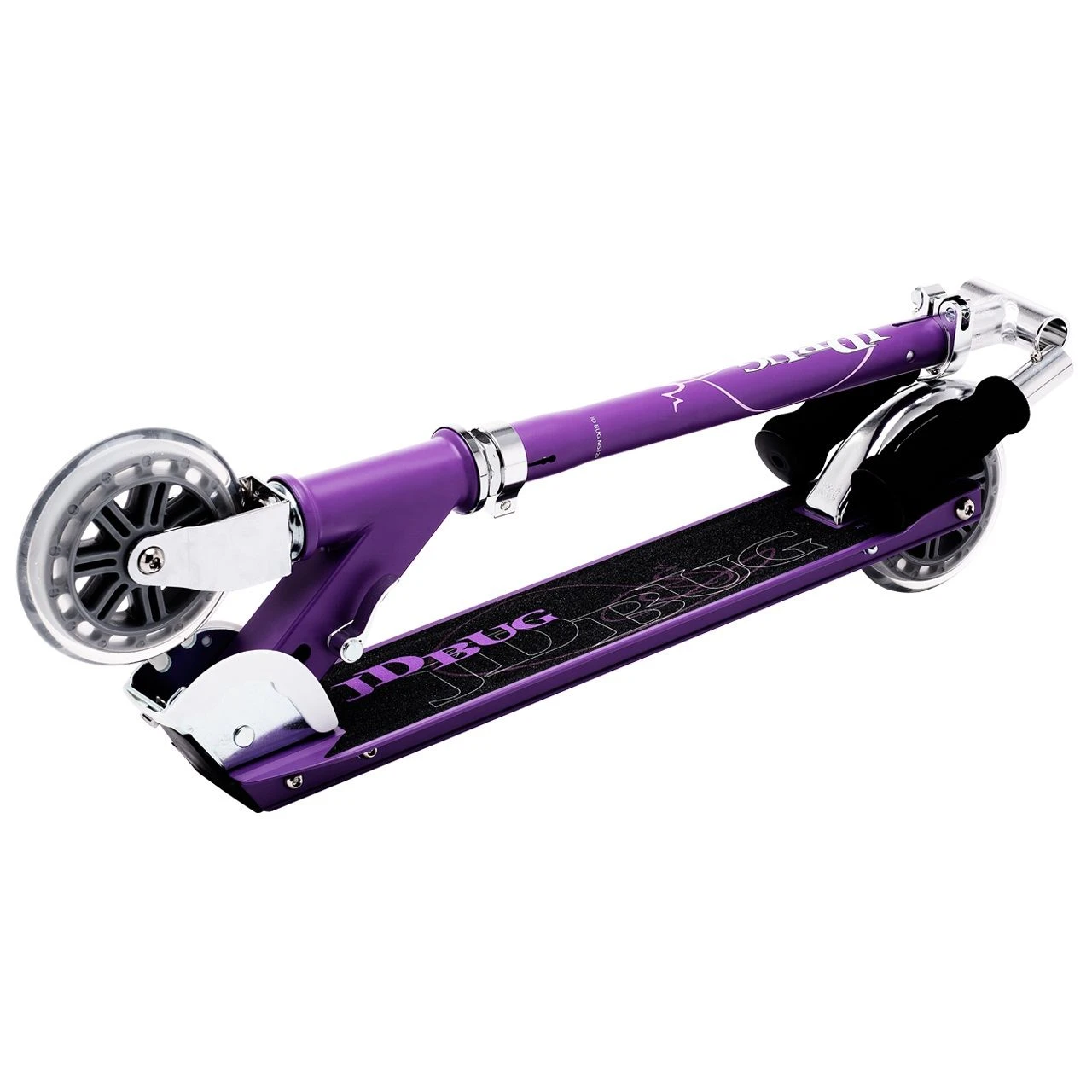 JD Bug Classic Street 120 Folding Scooter - Matt Purple 4 JD Bug Classic Street 120 Folding Scooter - Matt Purple - Image 2