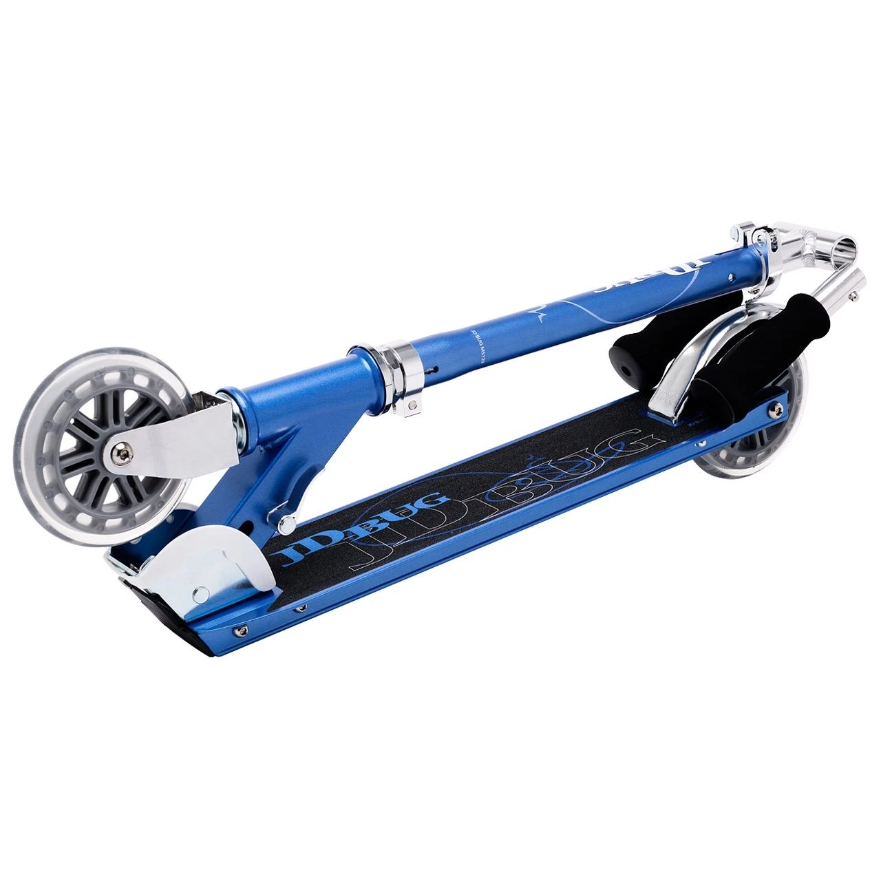 JD Bug Classic Street 120 Folding Scooter - Reflex Blue 4 JD Bug Classic Street 120 Folding Scooter - Reflex Blue - Image 2