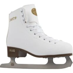 LMNADE Curve Ice Figure Skates - White
