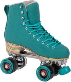 LMNADE Throwback Quad Roller Skates - Candie (Turquoise)