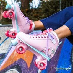 LMNADE Vibe Quad Roller Skates - Flowers (Pink) -Online Sports Store LMN 2020 VIB QSK PFL 10 2c6a
