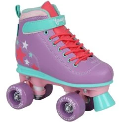 LMNADE Vibe Quad Roller Skates - Stars (Purple)